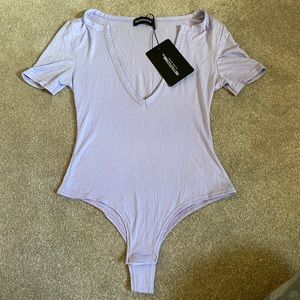 Pretty Little Thing Lilac bodysuit